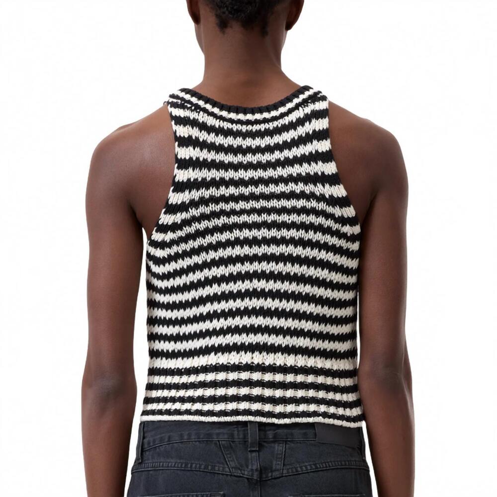 NEW CLOSED women's knitted top in black - Picture 3 of 3